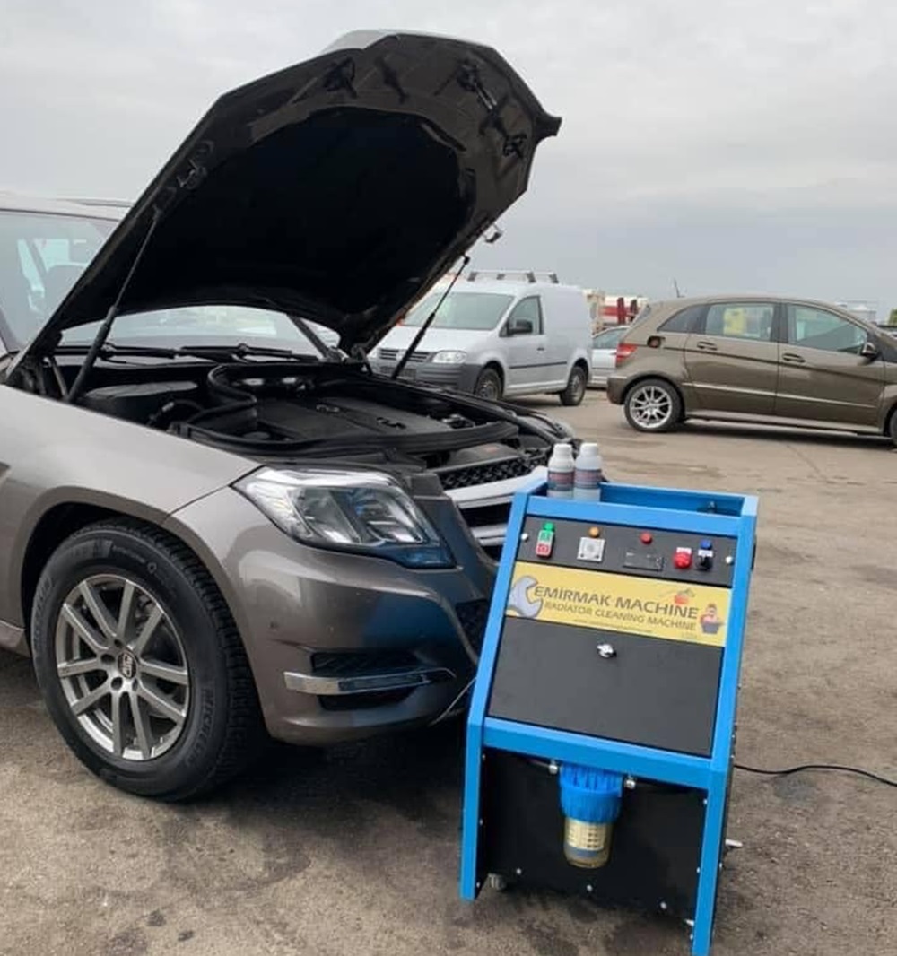 Radiator cleaning machine Graphic